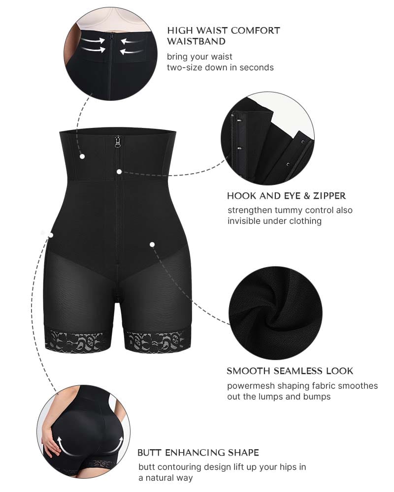 LiftLuxe AeroSlim Boned Sculpt High-Waisted Short — TitanFlex™