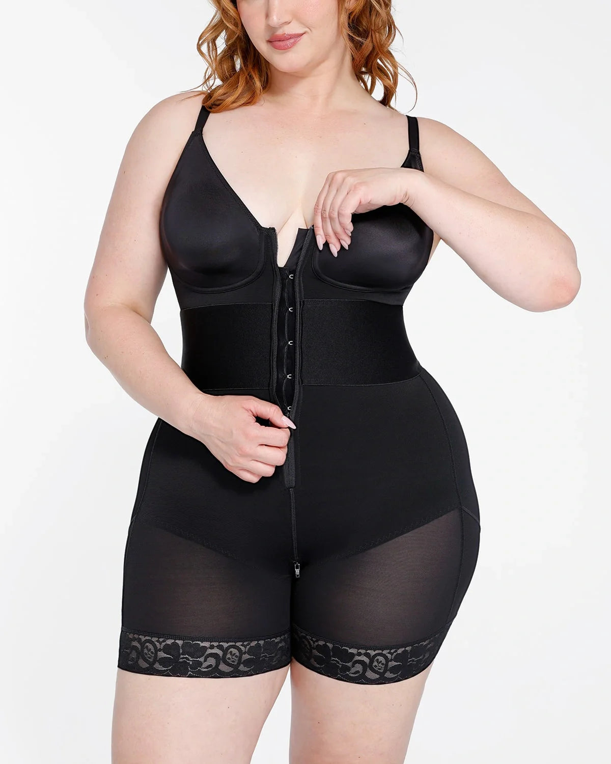 PureForm AeroSlim Body modelujące z pasem FlexFuse — TitanFlex™