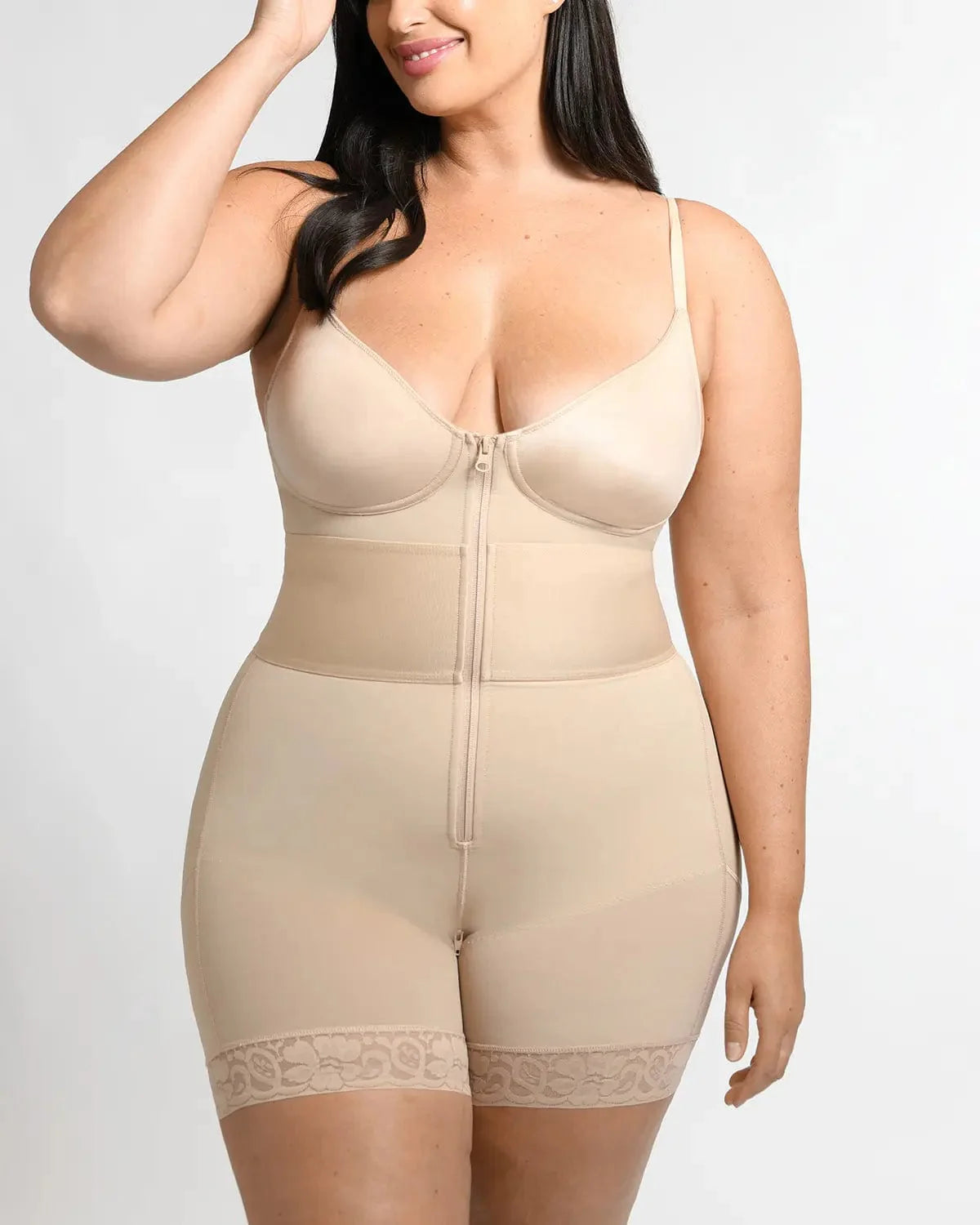 PureForm AeroSlim FlexFuse Waistband Shaping Bodysuit — TitanFlex™
