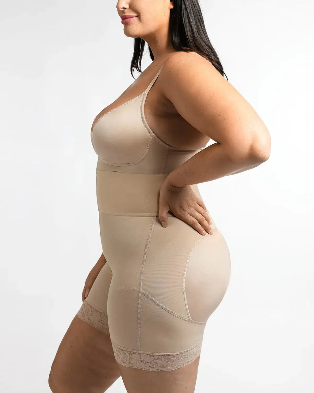 PureForm AeroSlim FlexFuse Waistband Shaping Bodysuit — TitanFlex™