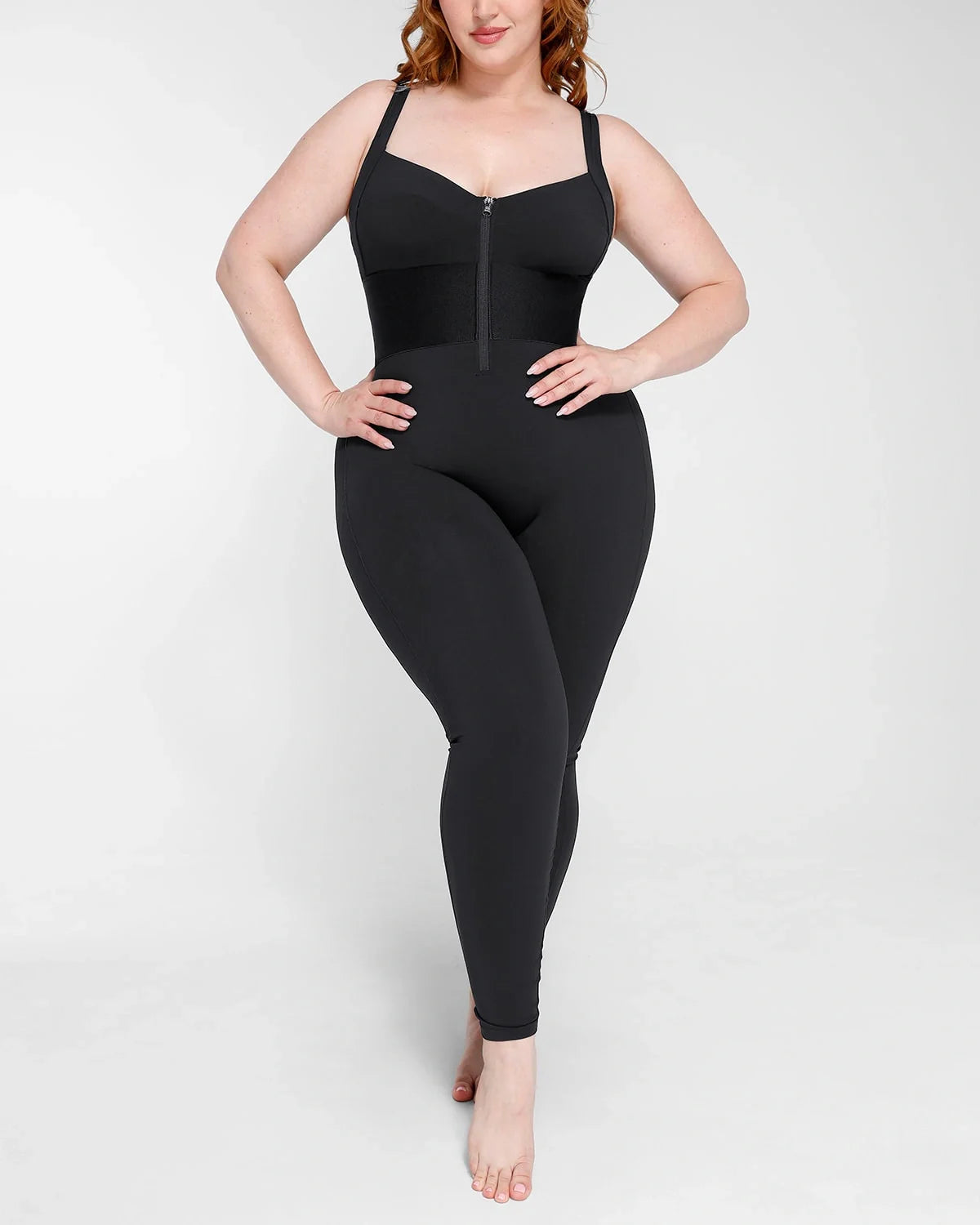 PureForm AeroSlim Shaping-Jumpsuit mit FlexFuse-Bund — TitanFlex™