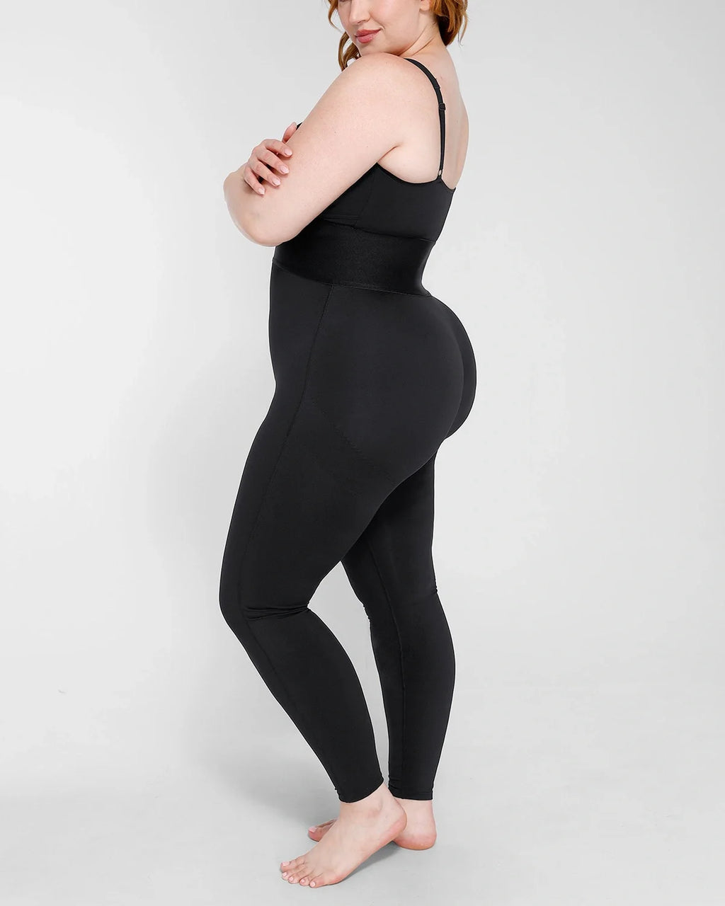 PureForm AeroSlim FlexFuse Waistband Shaping Jumpsuit — TitanFlex™