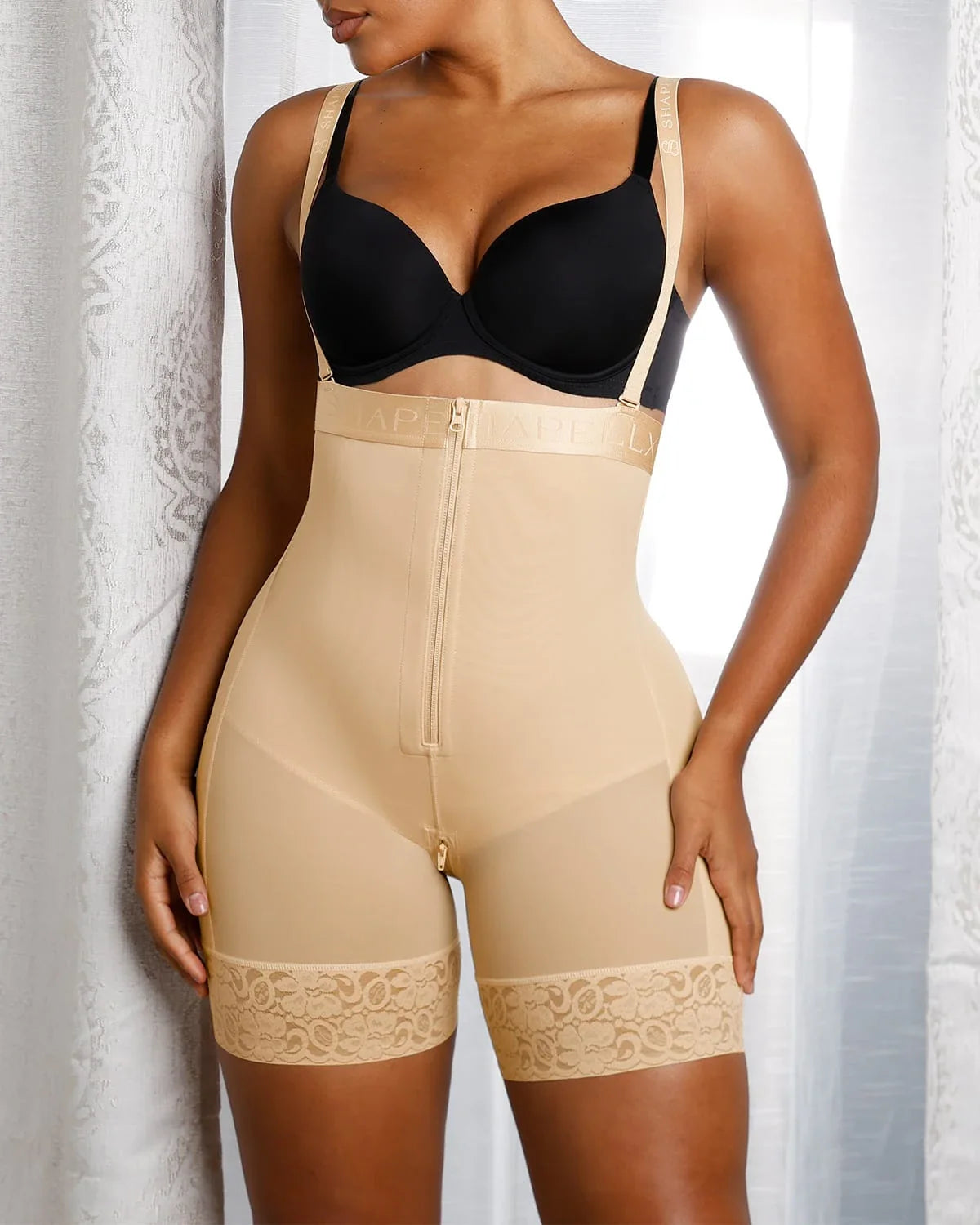 LiftLuxe AeroSlim Corrigerende short met stevige buikcompressie — TitanFlex™