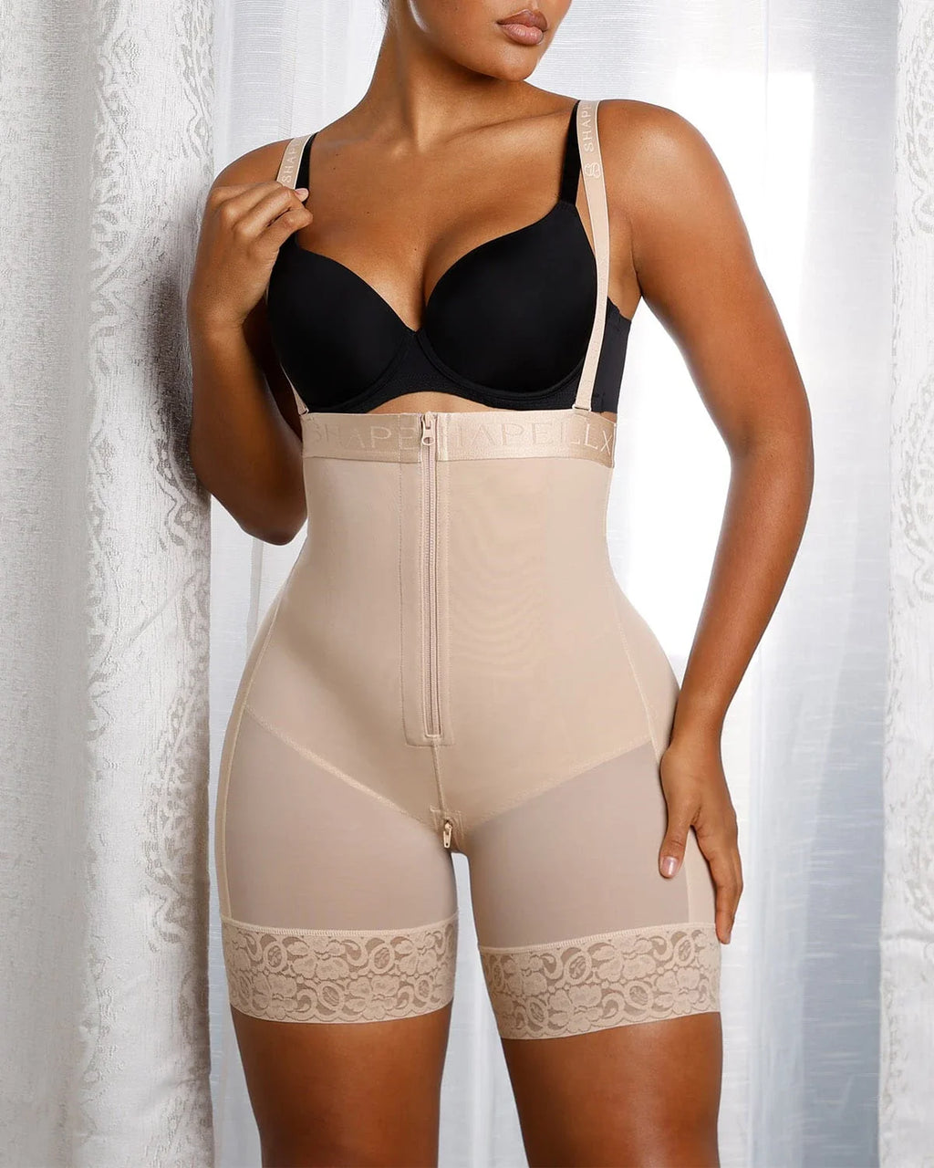 LiftLuxe AeroSlim Corrigerende short met stevige buikcompressie — TitanFlex™