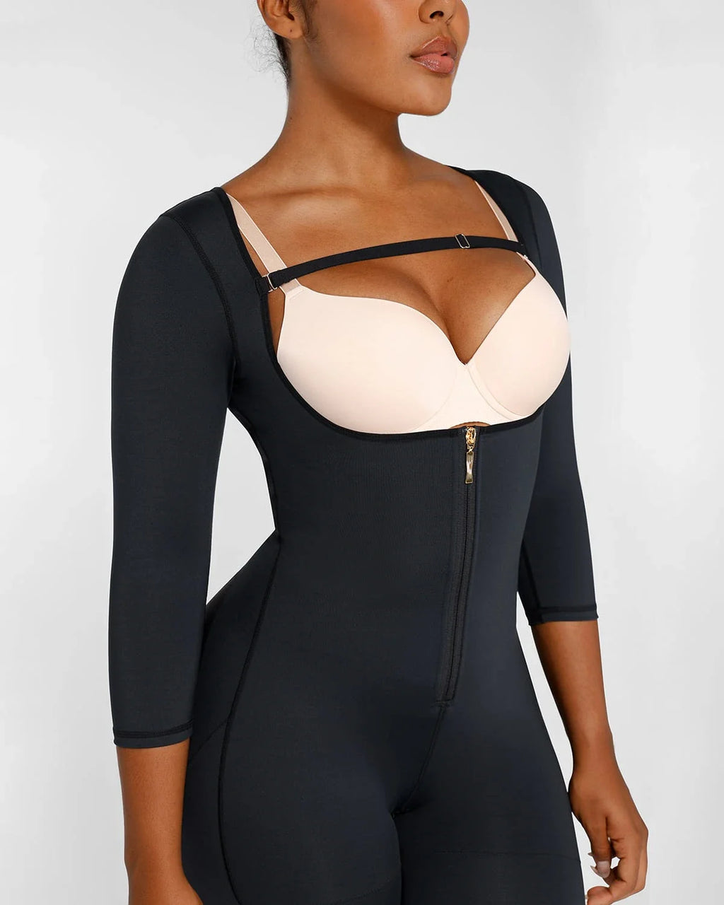 LiftLuxe AeroSlim Open Bust Bodysuit — TitanFlex™