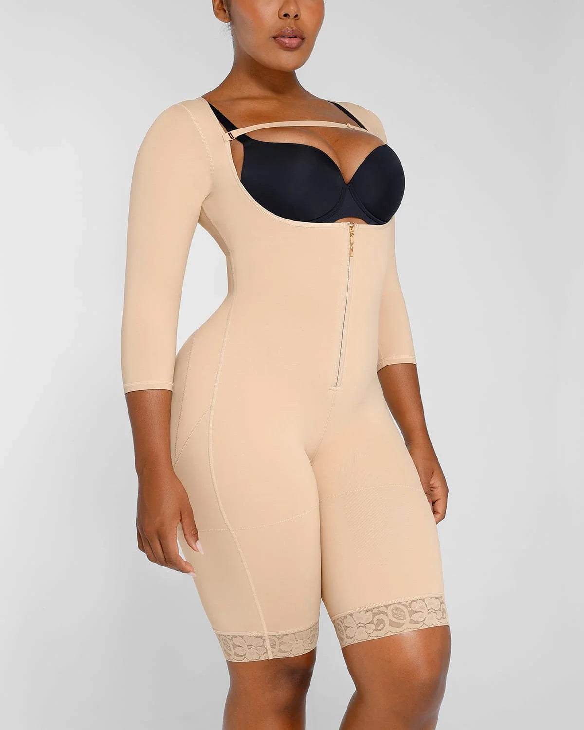 LiftLuxe AeroSlim Open Bust Bodysuit — TitanFlex™