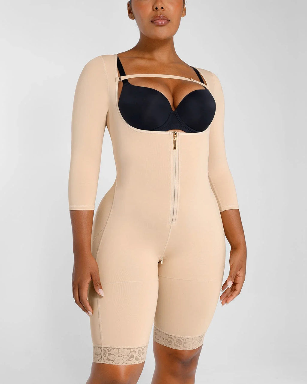 LiftLuxe AeroSlim Open Bust Bodysuit — TitanFlex™