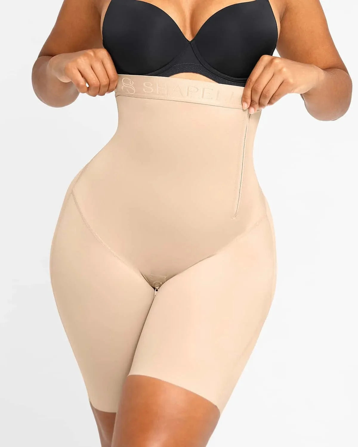 LiftLuxe SilkLift High-Waist-Shorts mit Po-Lifting-Effekt — TitanFlex™