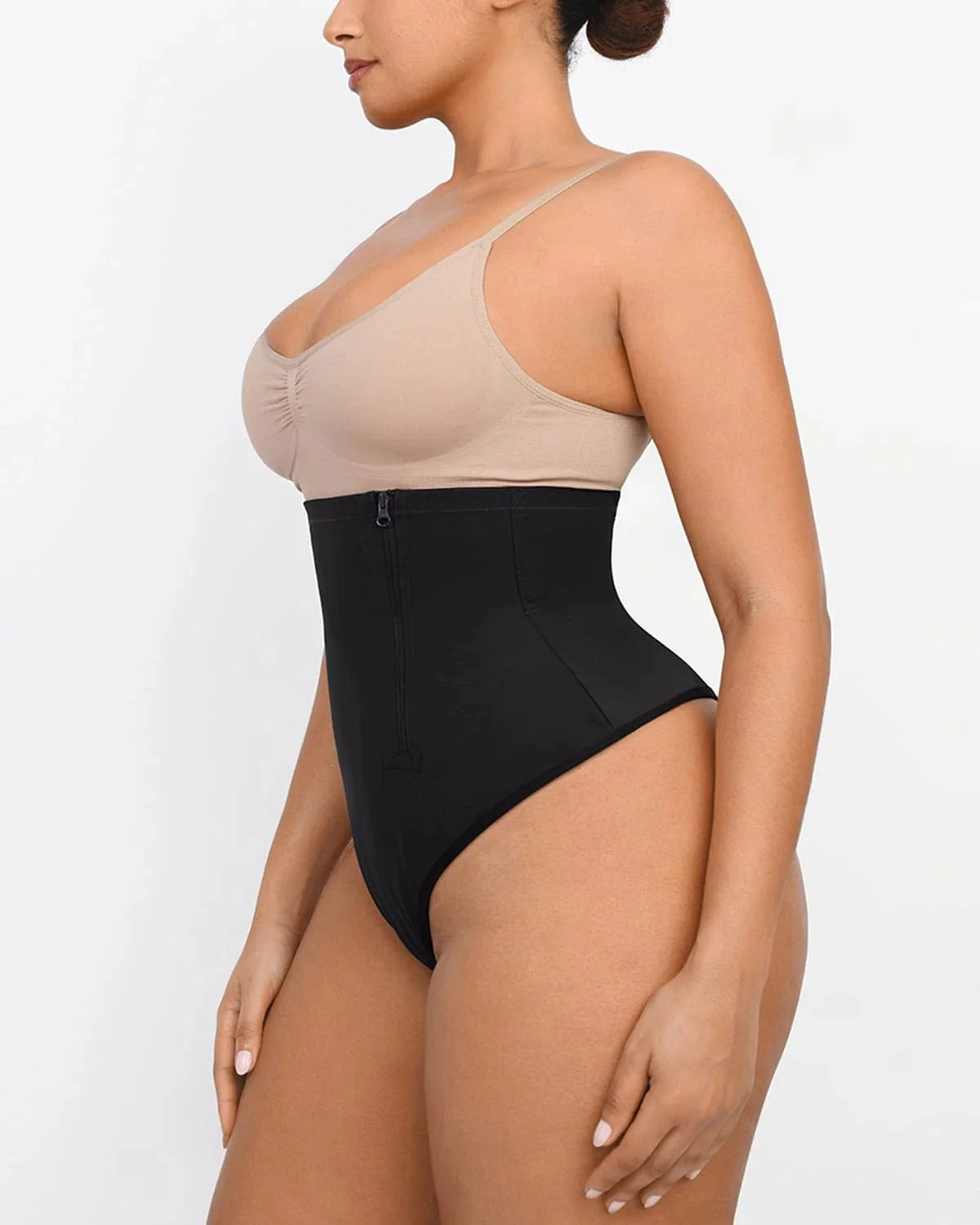 PureForm AeroSlim Side Zip Thong — TitanFlex™