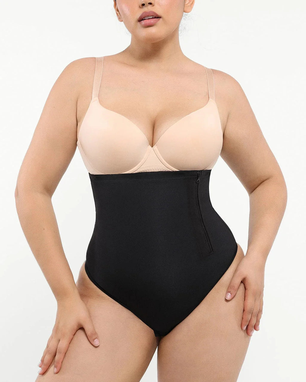 PureForm AeroSlim Side Zip Thong — TitanFlex™