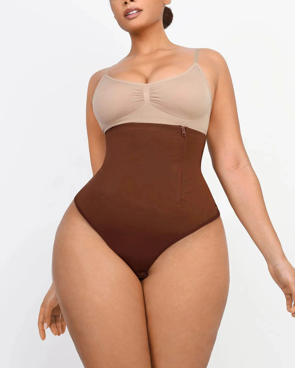 PureForm AeroSlim Side Zip Thong — TitanFlex™