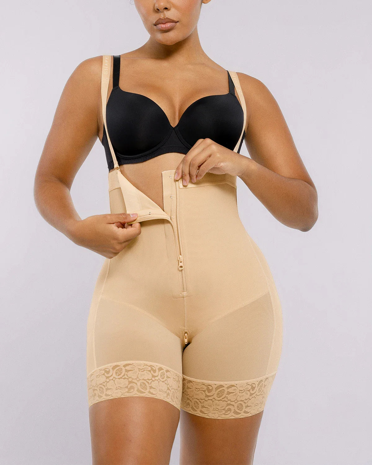 LiftLuxe AeroSlim Corrigerende short met stevige buikcompressie — TitanFlex™