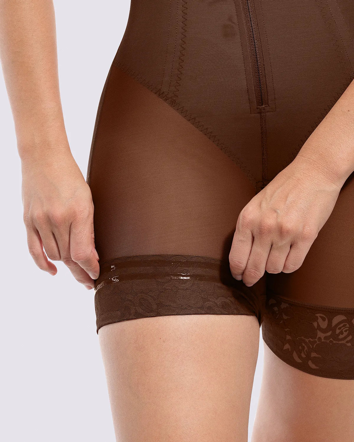 LiftLuxe AeroSlim Open Bust Tummy Control Bodysuit — TitanFlex™