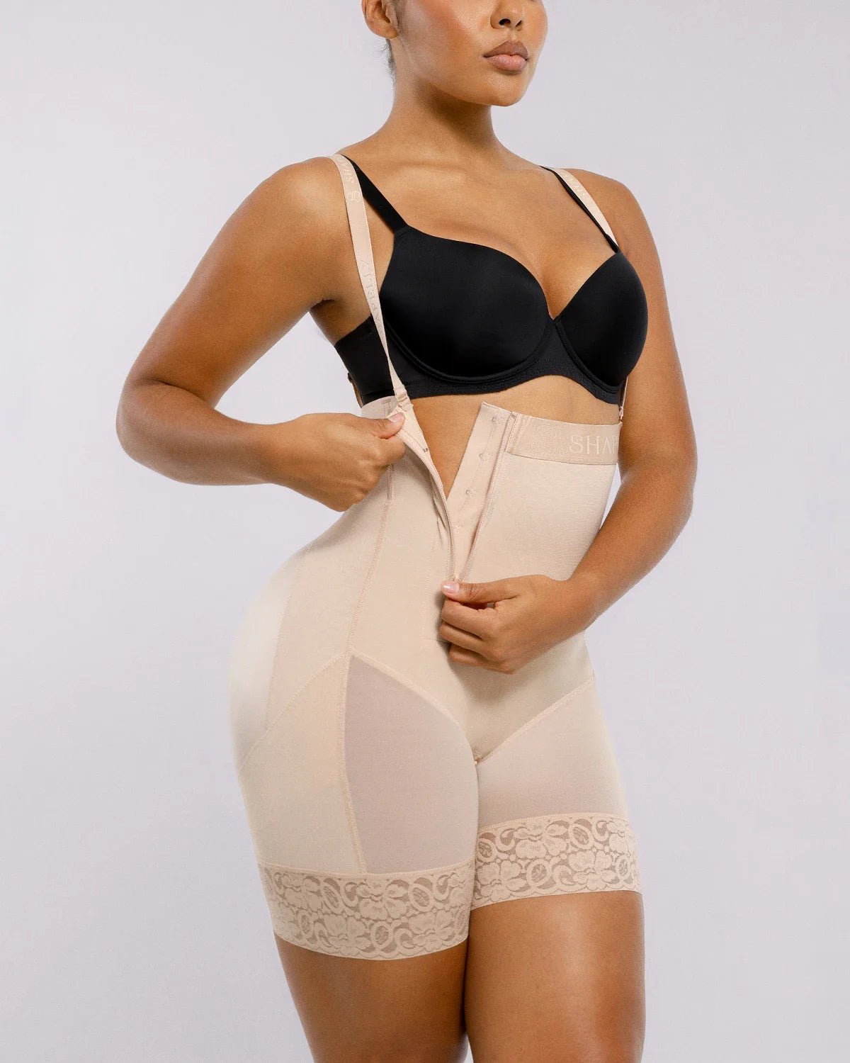 LiftLuxe AeroSlim Szorty modelujące z mocną kompresją brzucha — TitanFlex™