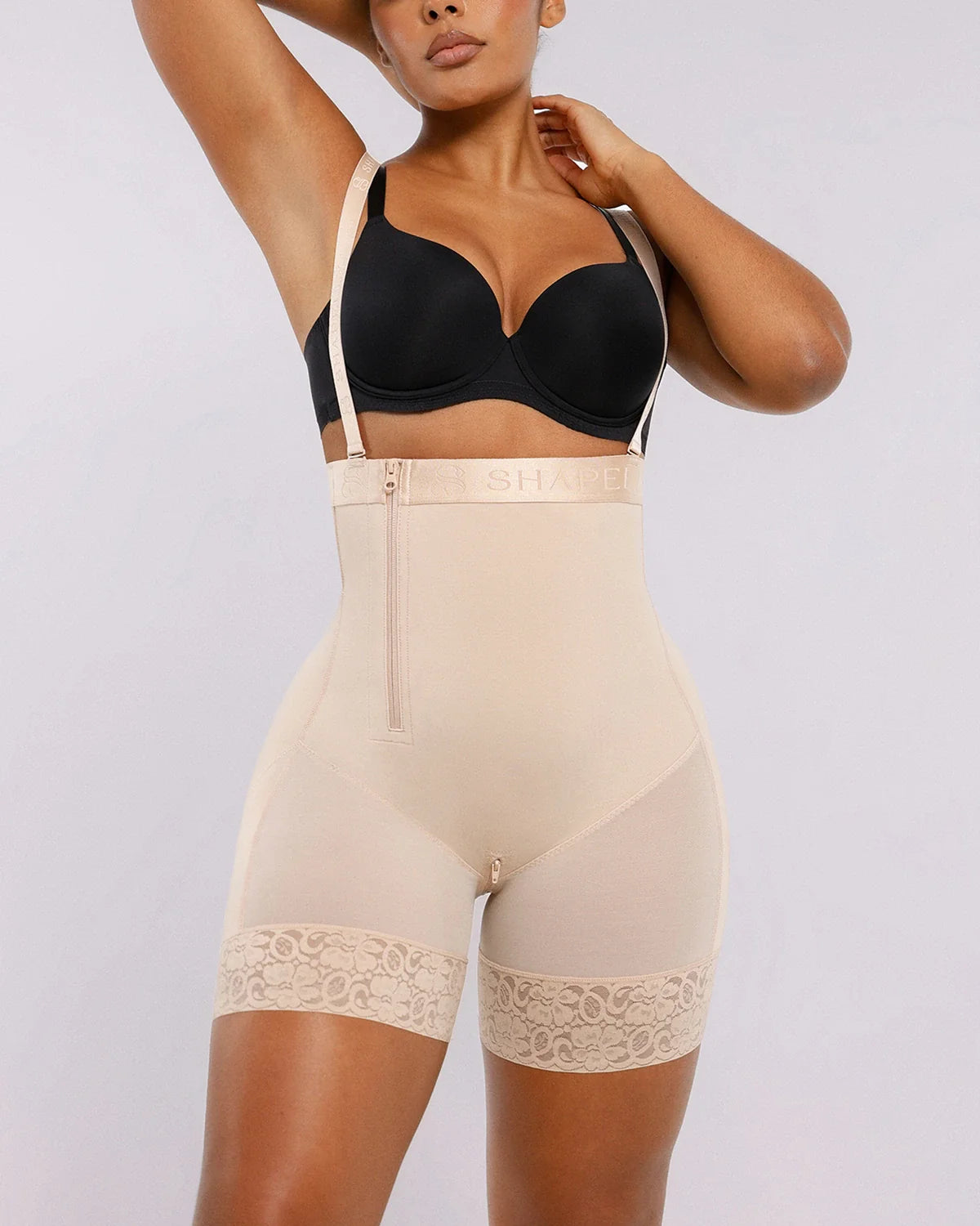 LiftLuxe AeroSlim Corrigerende short met stevige buikcompressie — TitanFlex™