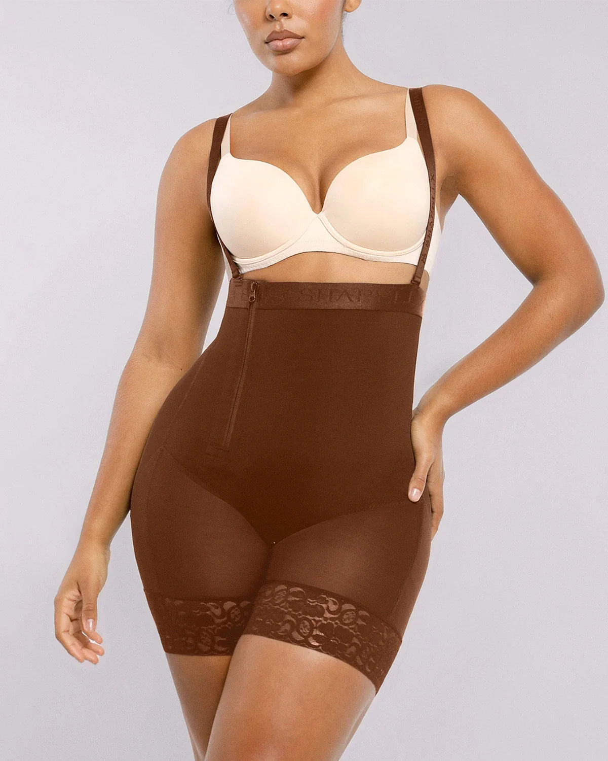LiftLuxe AeroSlim Corrigerende short met stevige buikcompressie — TitanFlex™