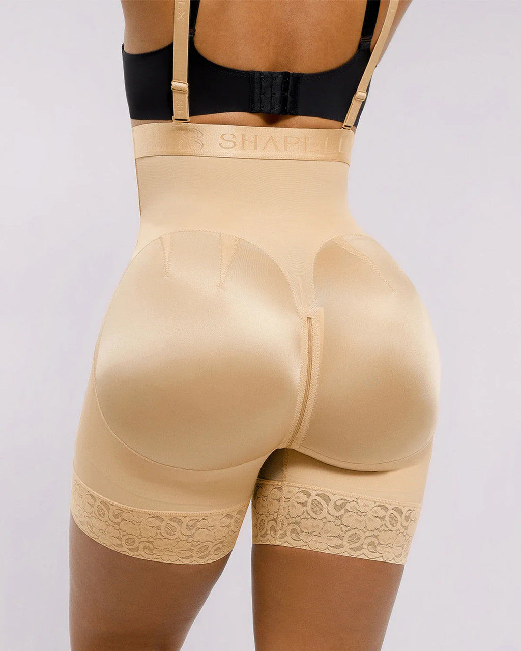 LiftLuxe AeroSlim Postpartum steunshort met zijrits — TitanFlex™
