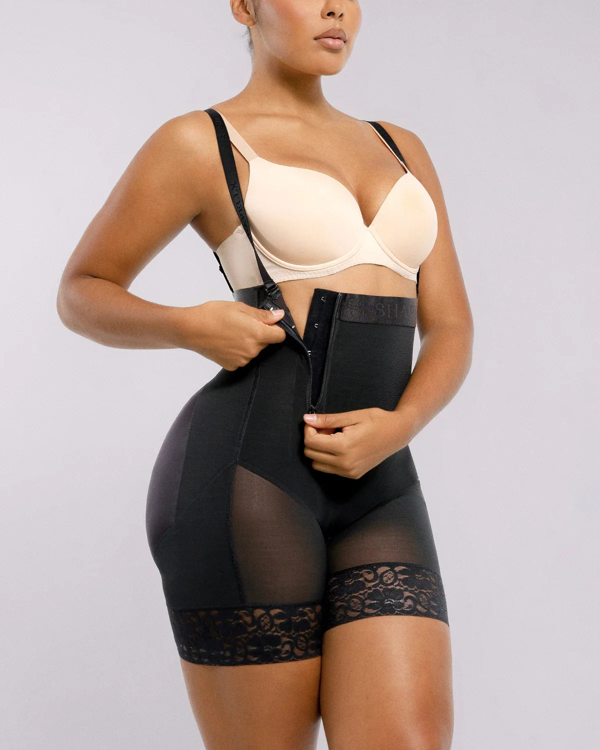 LiftLuxe AeroSlim Corrigerende short met stevige buikcompressie — TitanFlex™