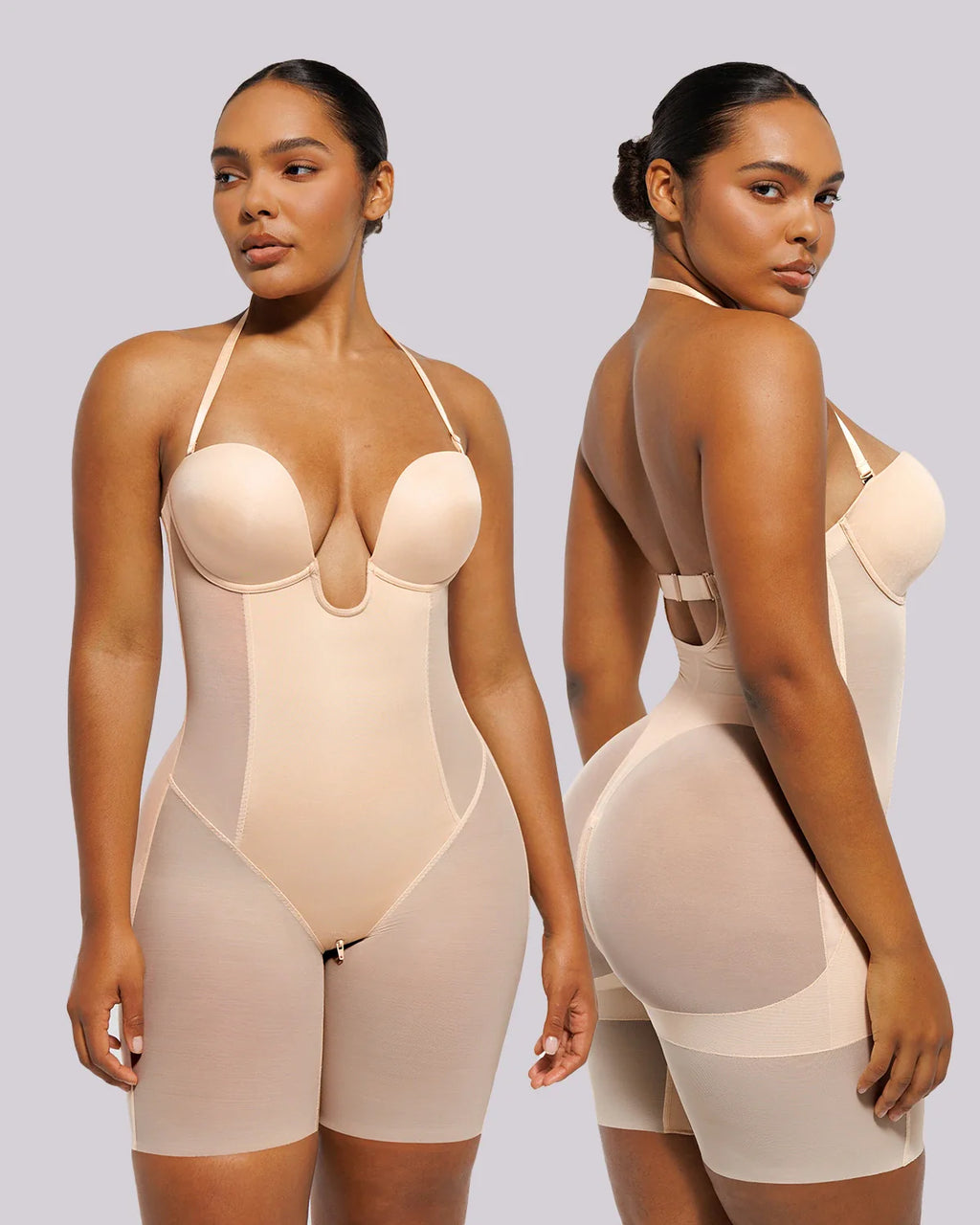 LiftLuxe FlexMesh Body mit tiefem Ausschnitt — CoreFlex™