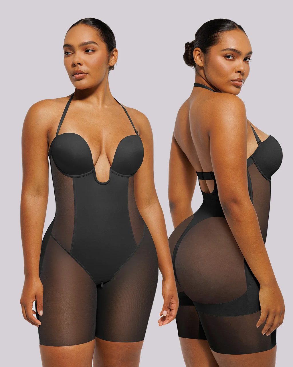 LiftLuxe FlexMesh Body mit tiefem Ausschnitt — CoreFlex™