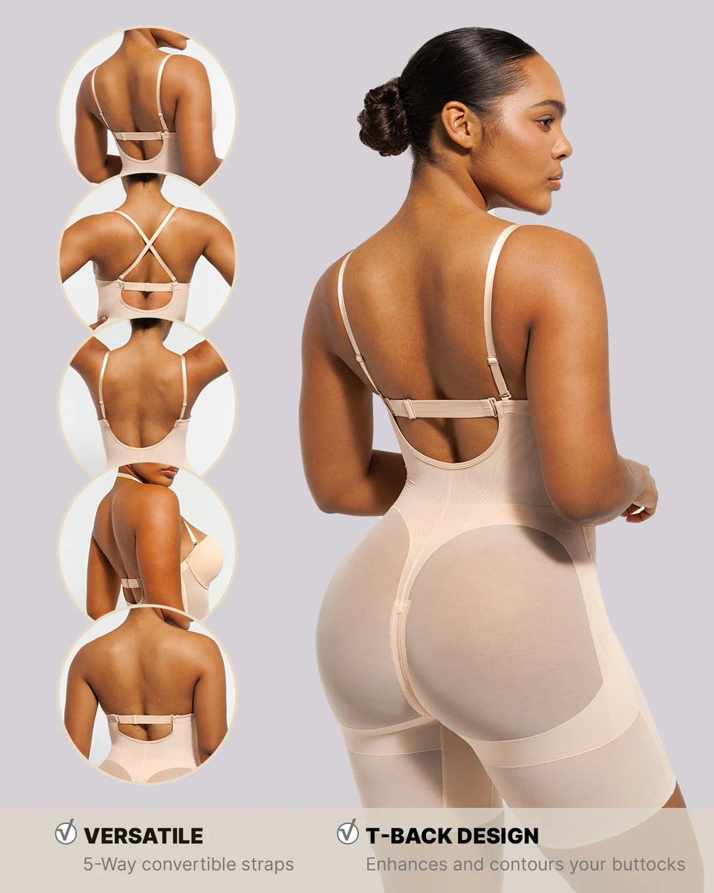 LiftLuxe FlexMesh Body mit tiefem Ausschnitt — CoreFlex™