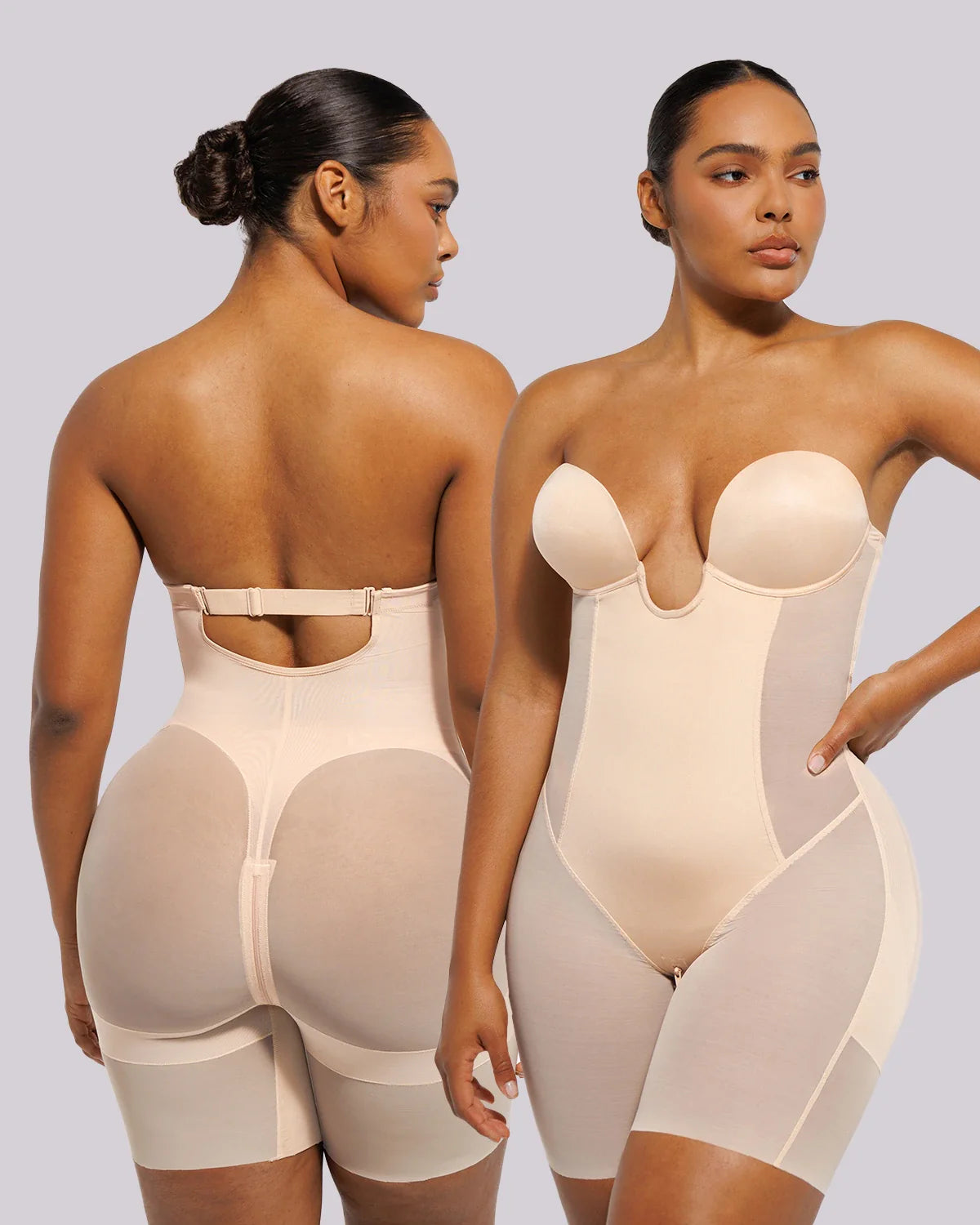 LiftLuxe FlexMesh Body z głębokim dekoltem — CoreFlex™