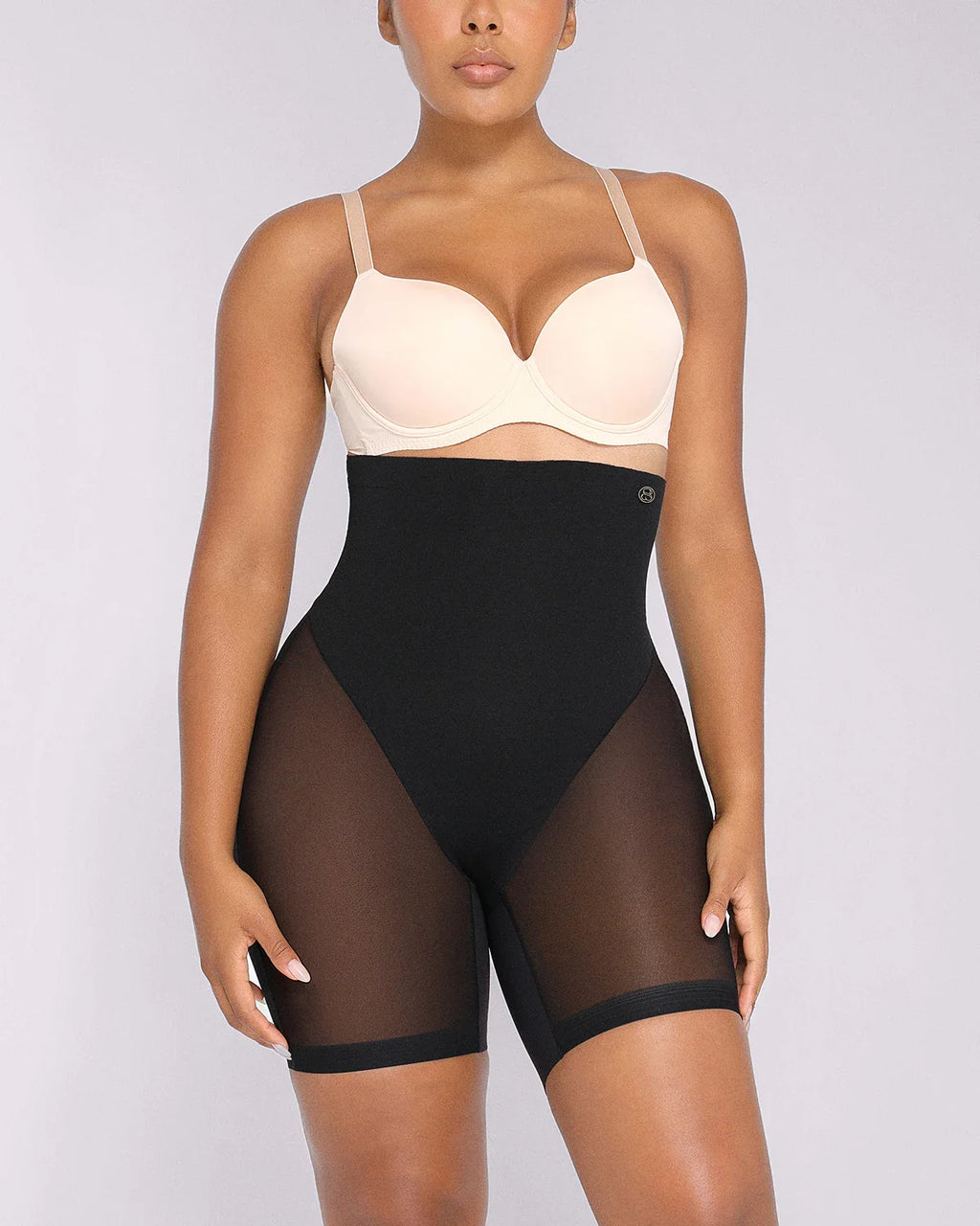 LiftLuxe FlexMesh High-Waisted Mid Thigh Short — CoreFlex™