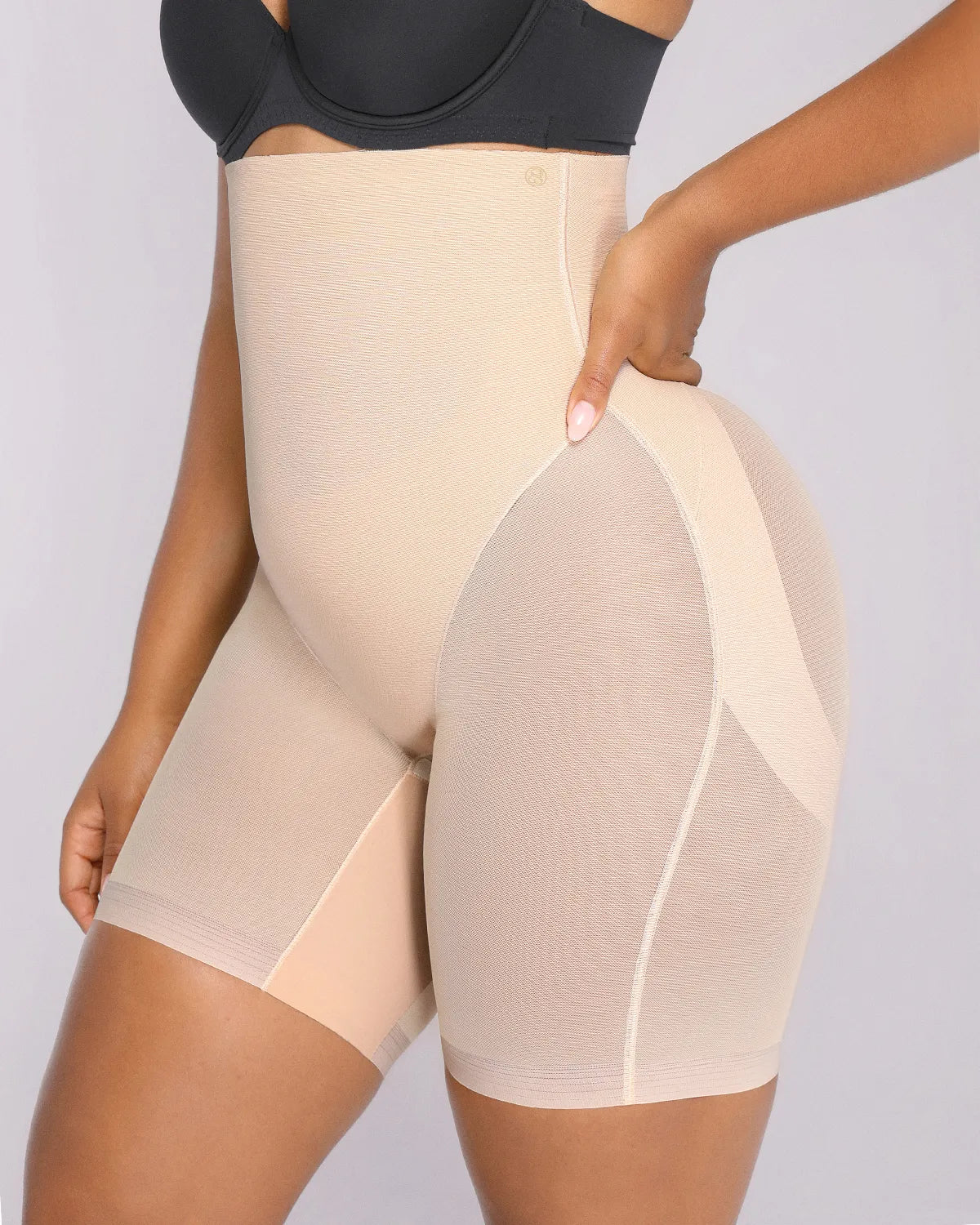 LiftLuxe FlexMesh High-Waisted Mid Thigh Short — CoreFlex™