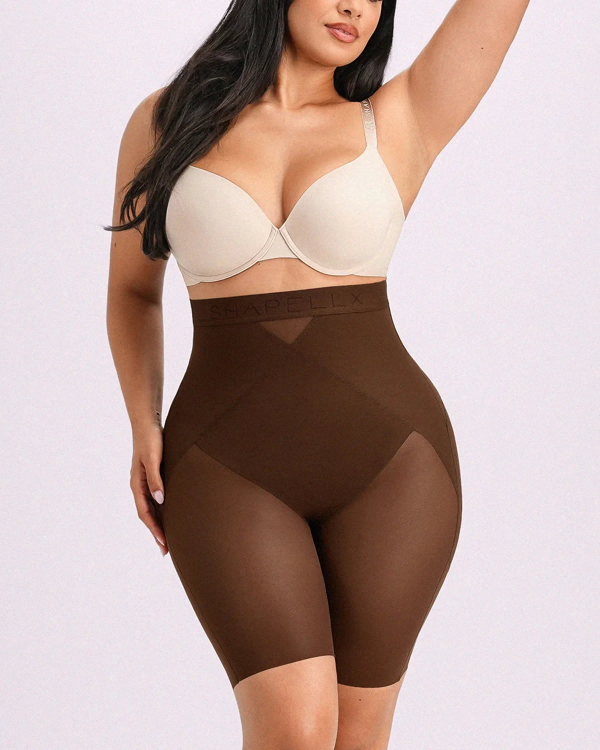 LiftLuxe FlexMesh High-Waist-Shorts mit X-Kompression — CoreFlex™