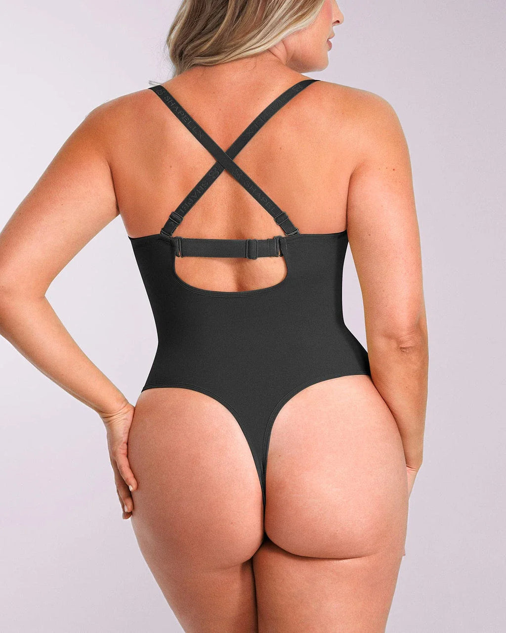 PureForm AeroSlim Strapless Thong Bodysuit — CoreFlex™