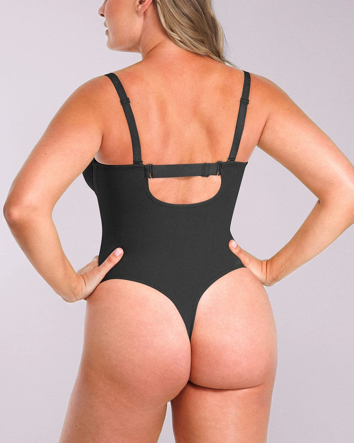 PureForm AeroSlim Strapless Thong Bodysuit — CoreFlex™