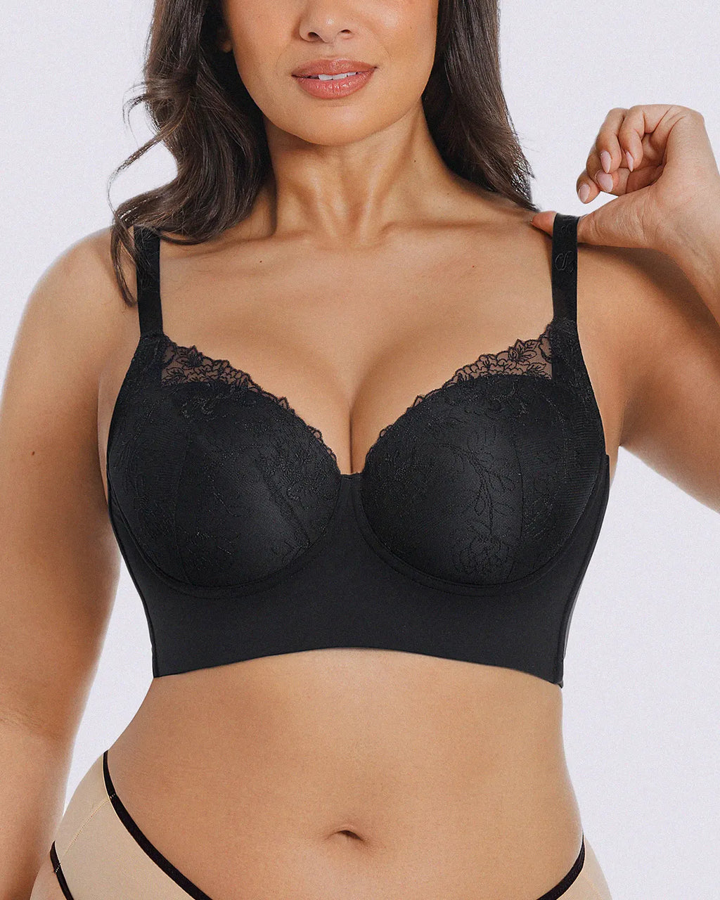 PureForm AeroSlim Back Smoothing Lace Underwire Bra — TitanFlex™