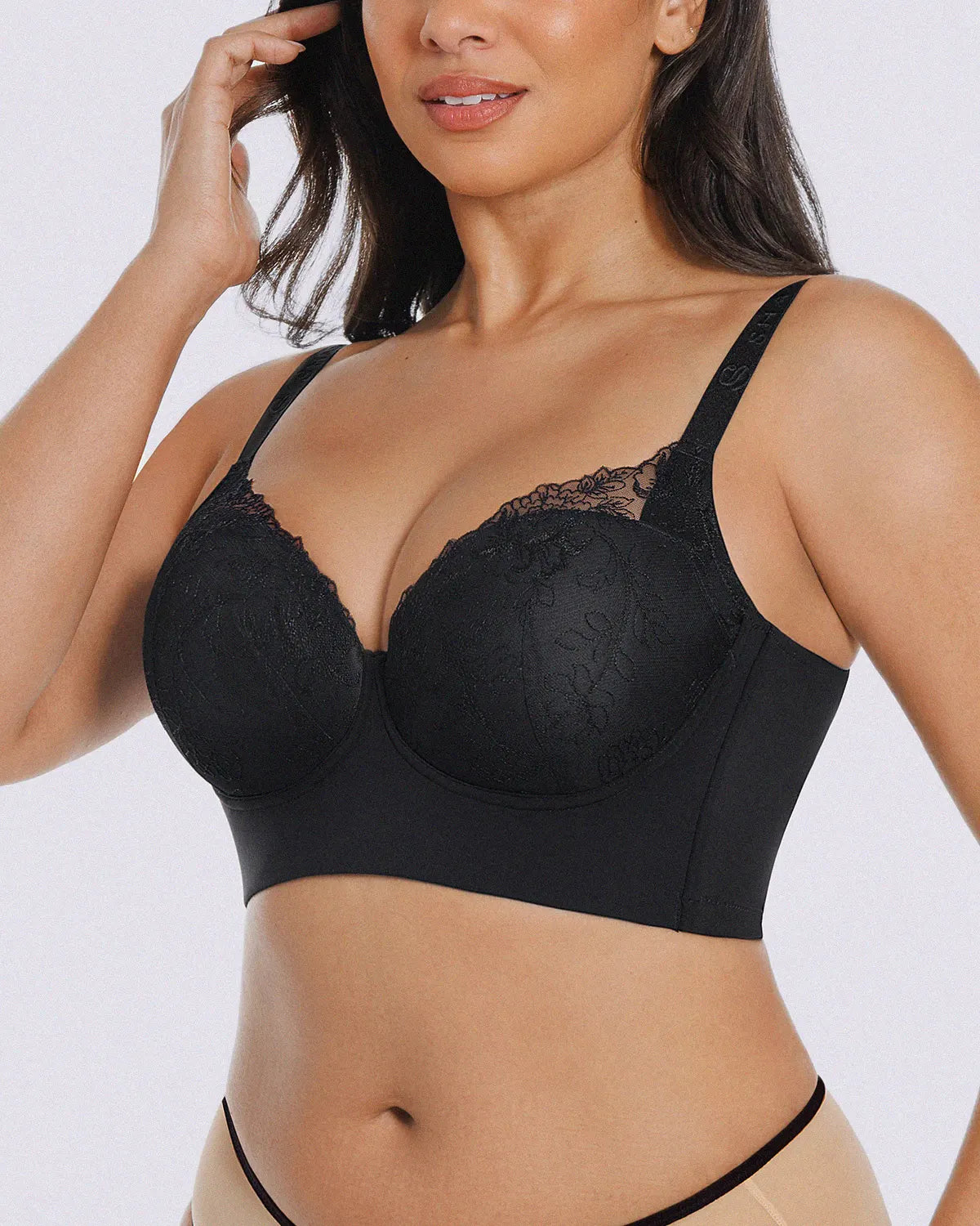 PureForm AeroSlim Back Smoothing Lace Underwire Bra — TitanFlex™