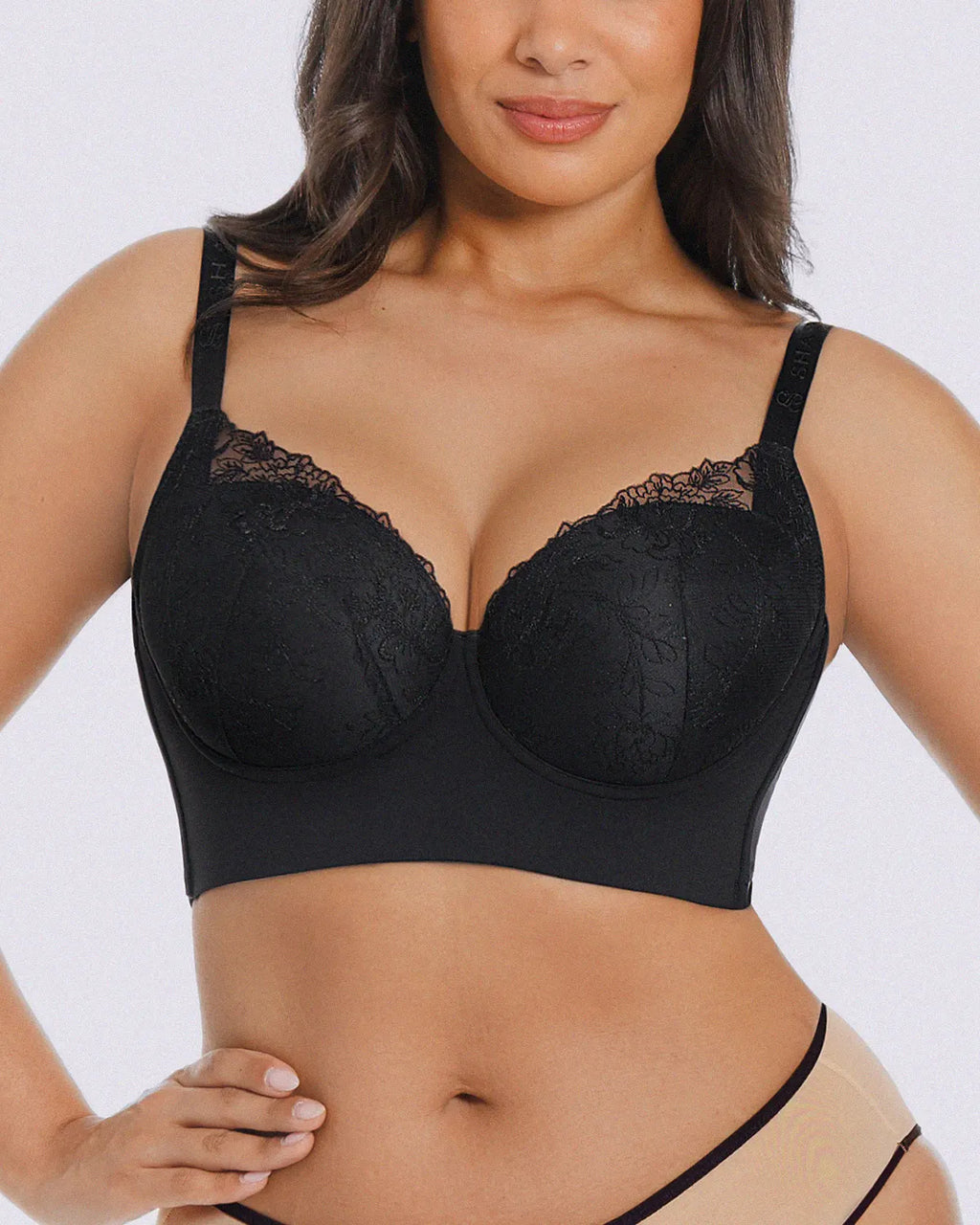 PureForm AeroSlim Back Smoothing Lace Underwire Bra — TitanFlex™