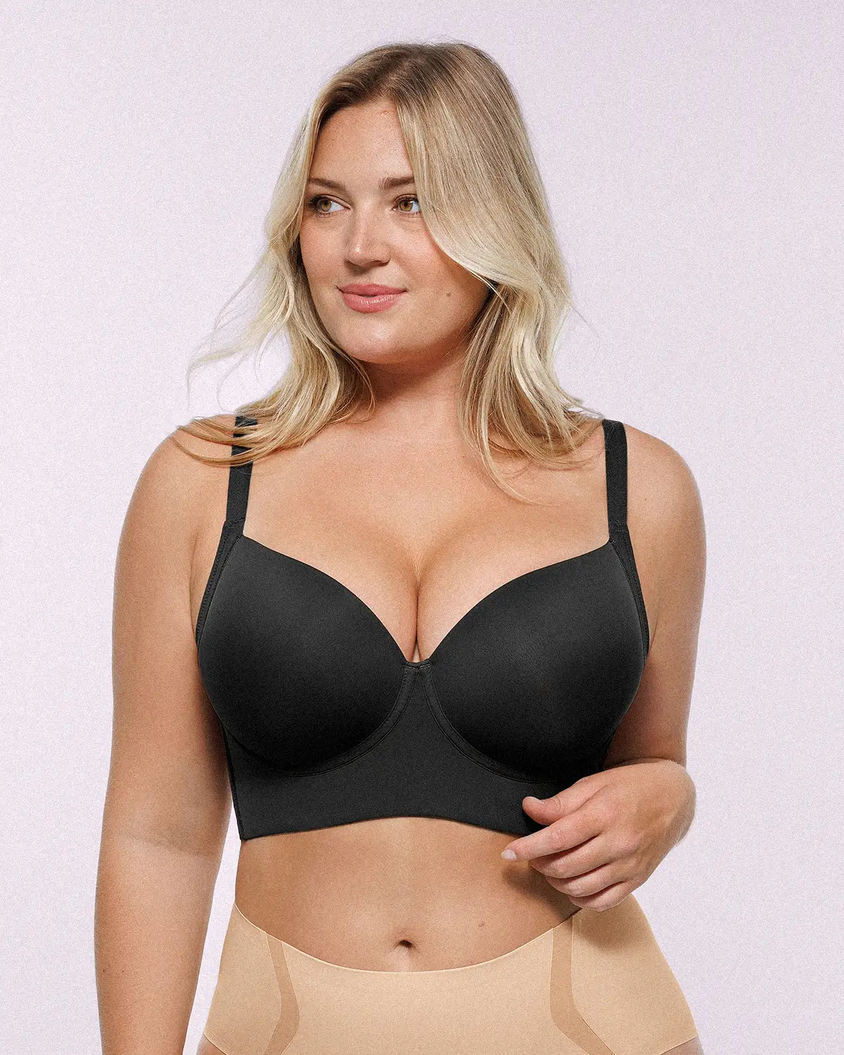 PureForm AeroSlim Sujetador push-up con aros y espalda lisa — TitanFlex™