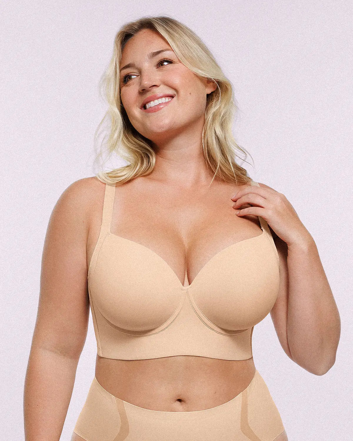 PureForm AeroSlim Push-up-Bügel-BH mit glättendem Rücken — TitanFlex™