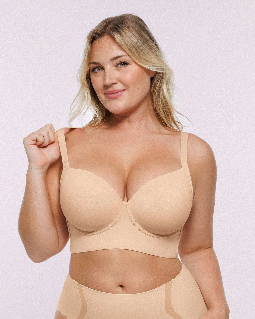 PureForm AeroSlim Sujetador push-up con aros y espalda lisa — TitanFlex™