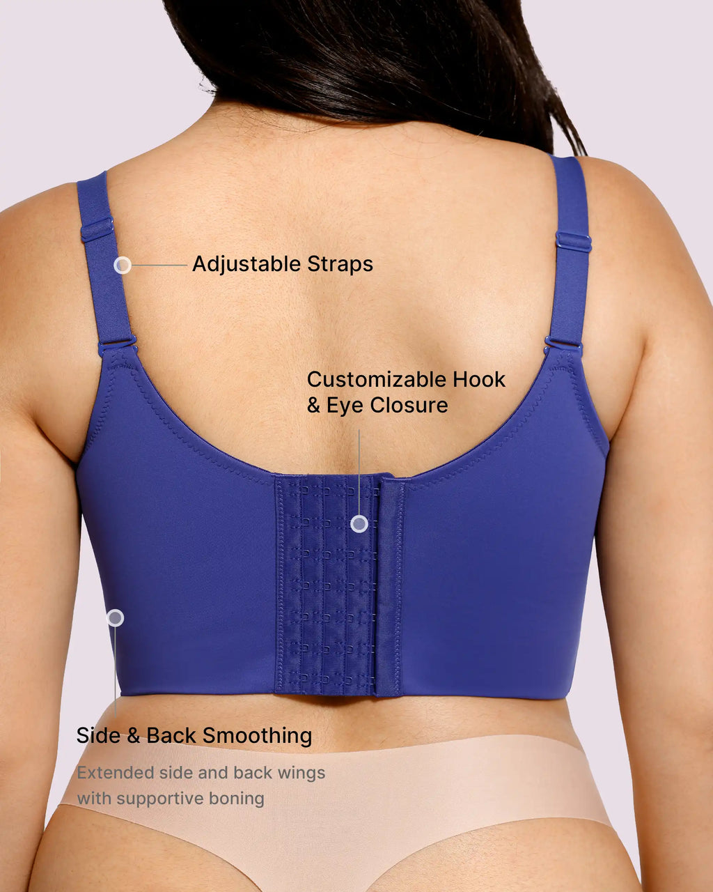 PureForm AeroSlim Sujetador push-up con aros y espalda lisa — TitanFlex™