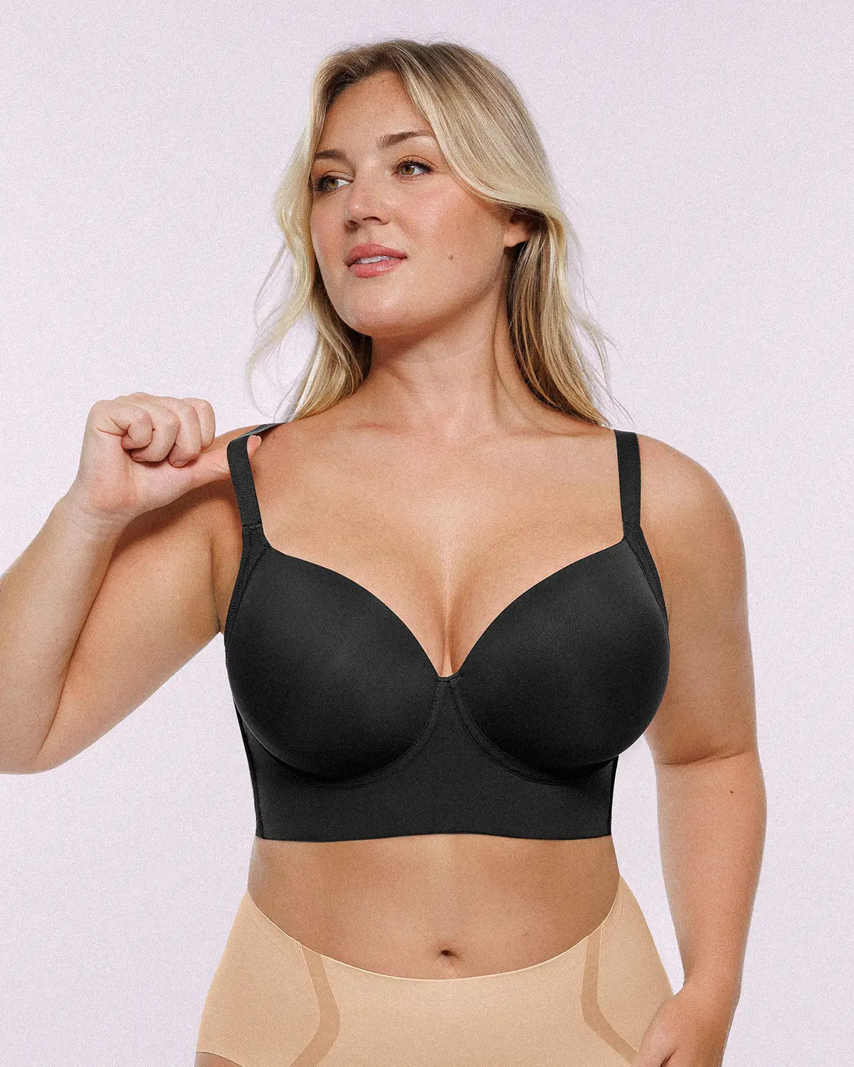PureForm AeroSlim Sujetador push-up con aros y espalda lisa — TitanFlex™