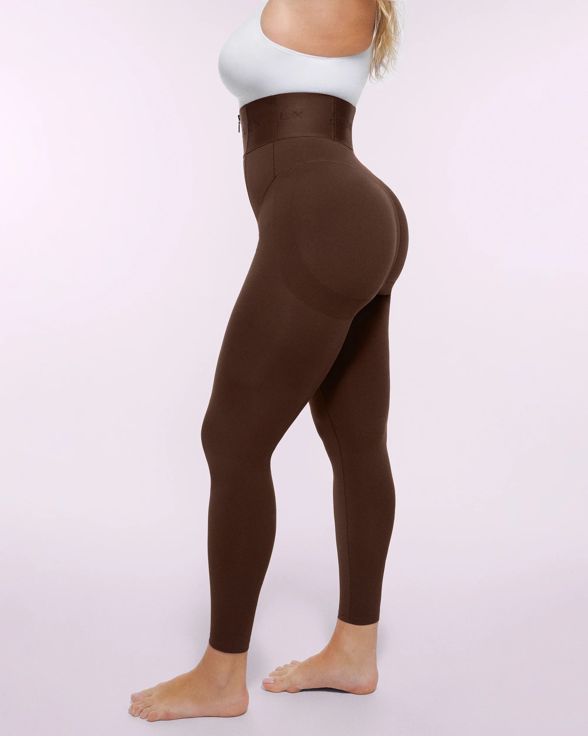 PureForm AeroSlim Lange High-Waist-Shaping-Leggings — TitanFlex™