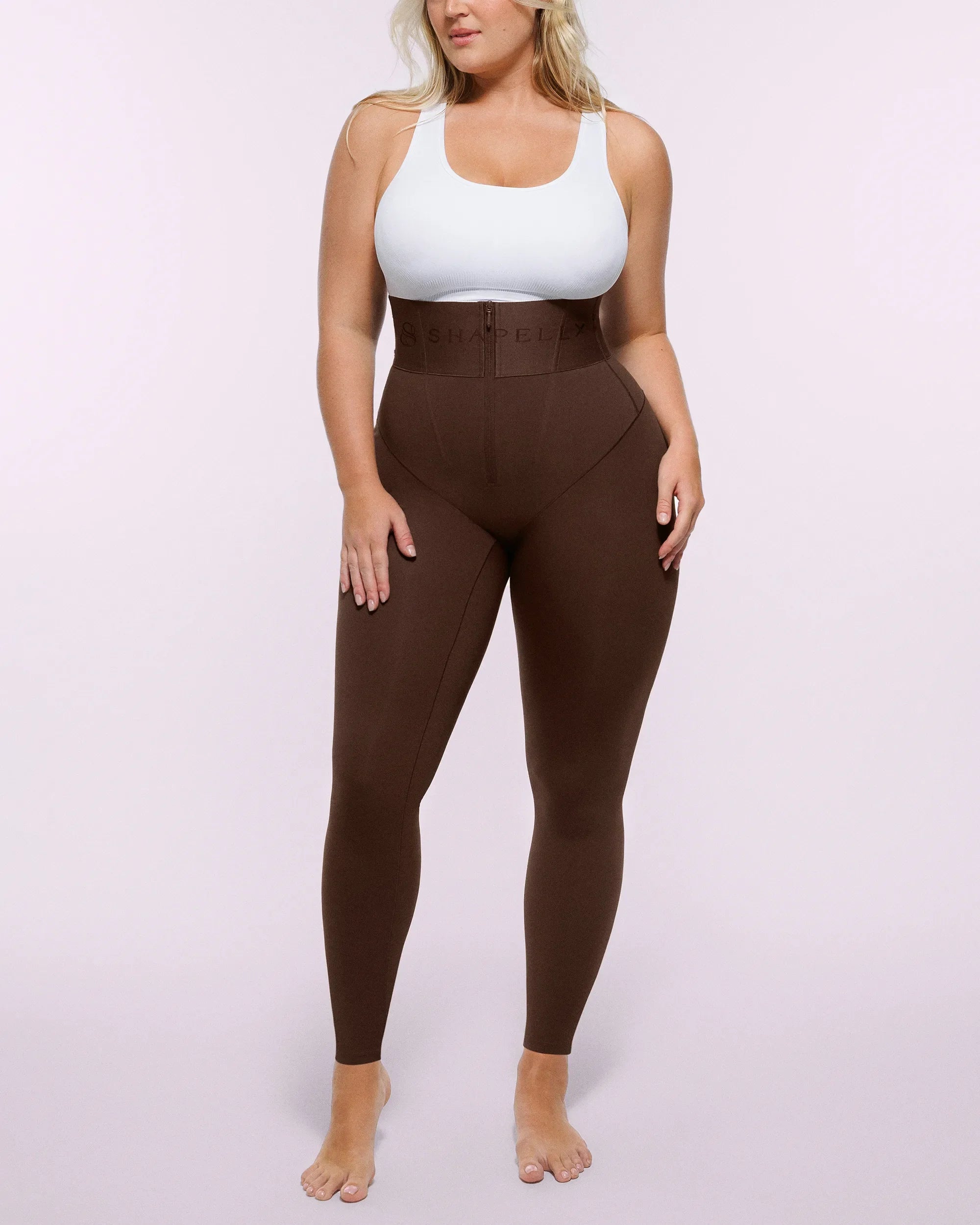 PureForm AeroSlim Lange High-Waist-Shaping-Leggings — TitanFlex™
