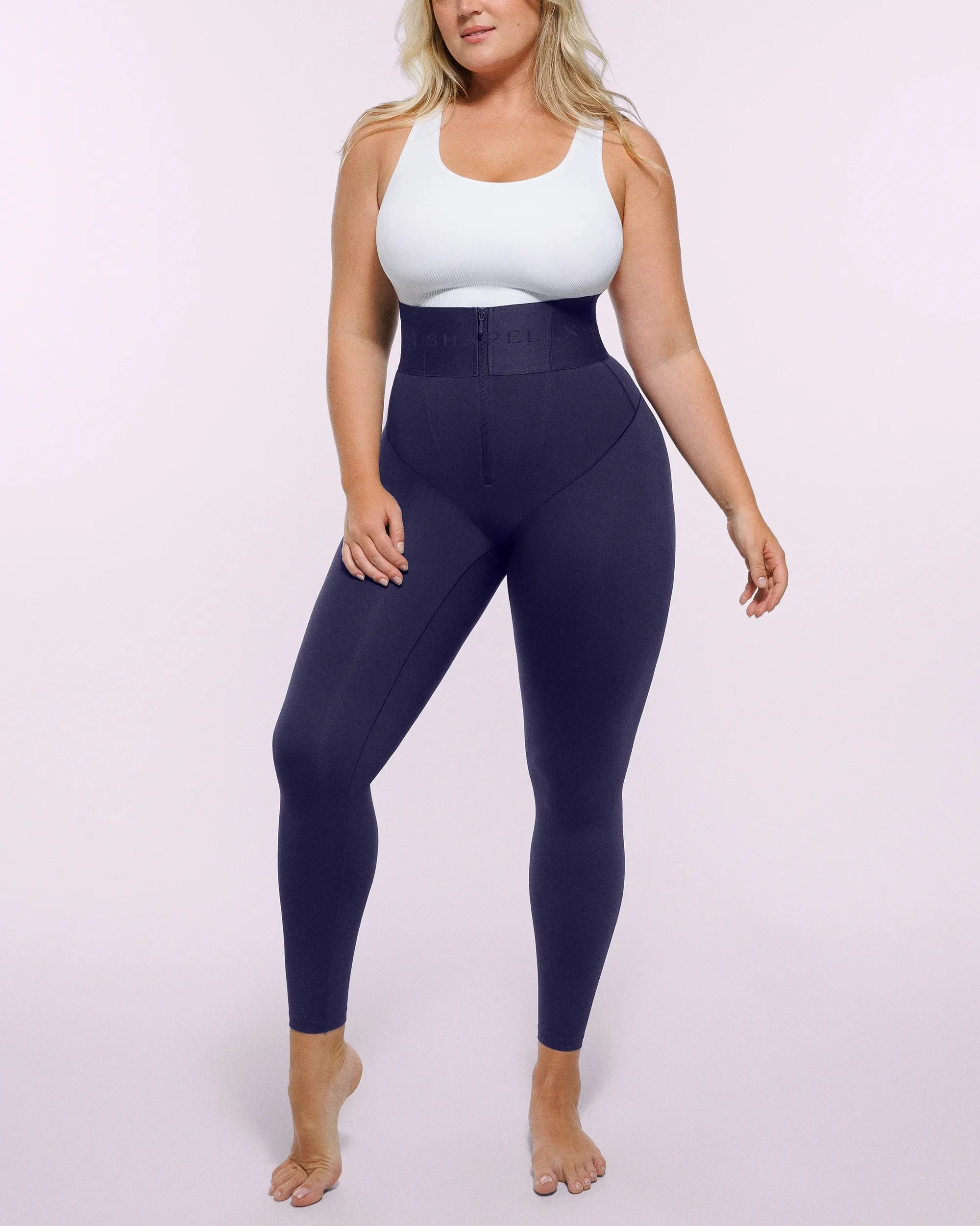 PureForm AeroSlim Lange High-Waist-Shaping-Leggings — TitanFlex™