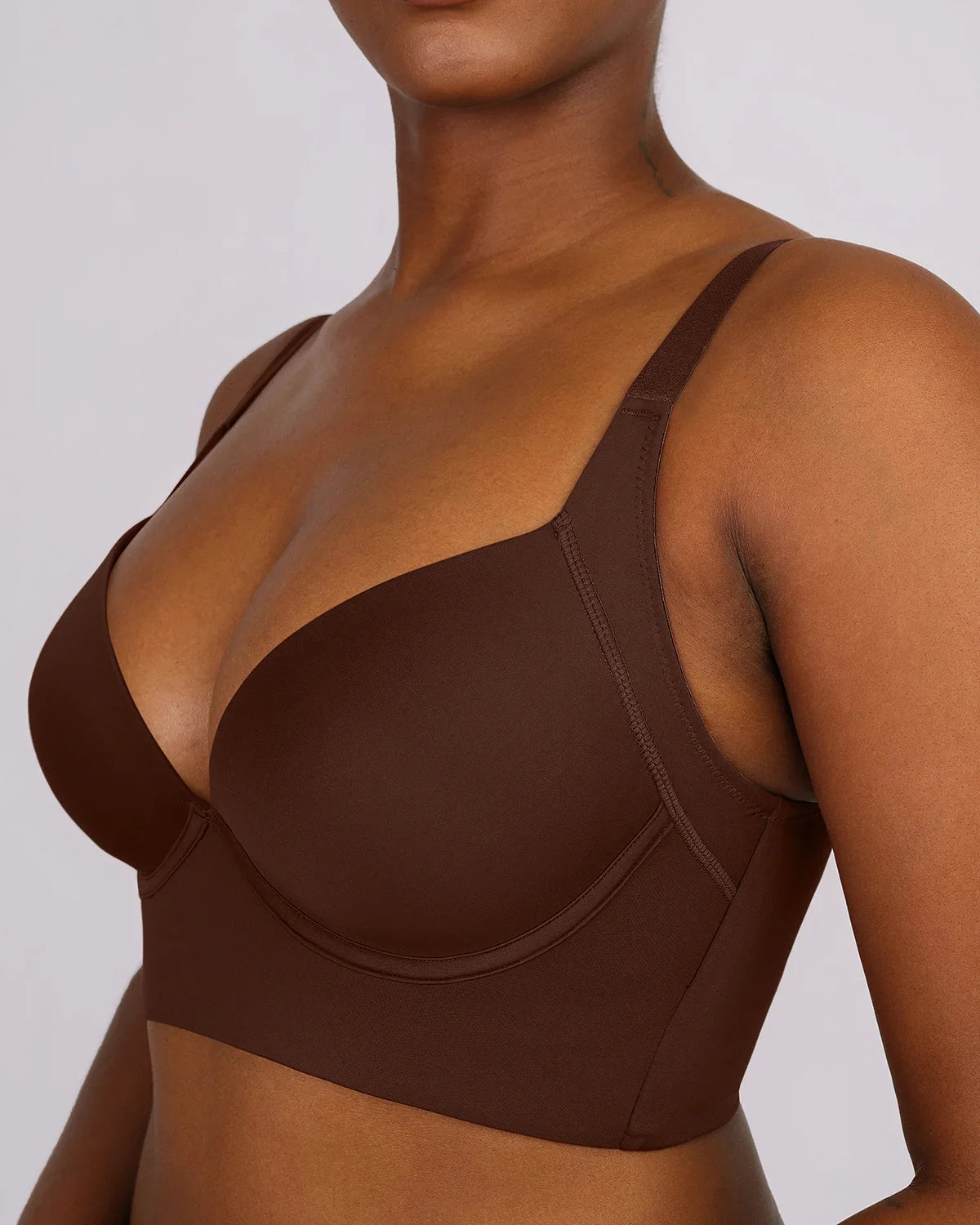 PureForm AeroSlim Sujetador push-up con aros y espalda lisa — TitanFlex™