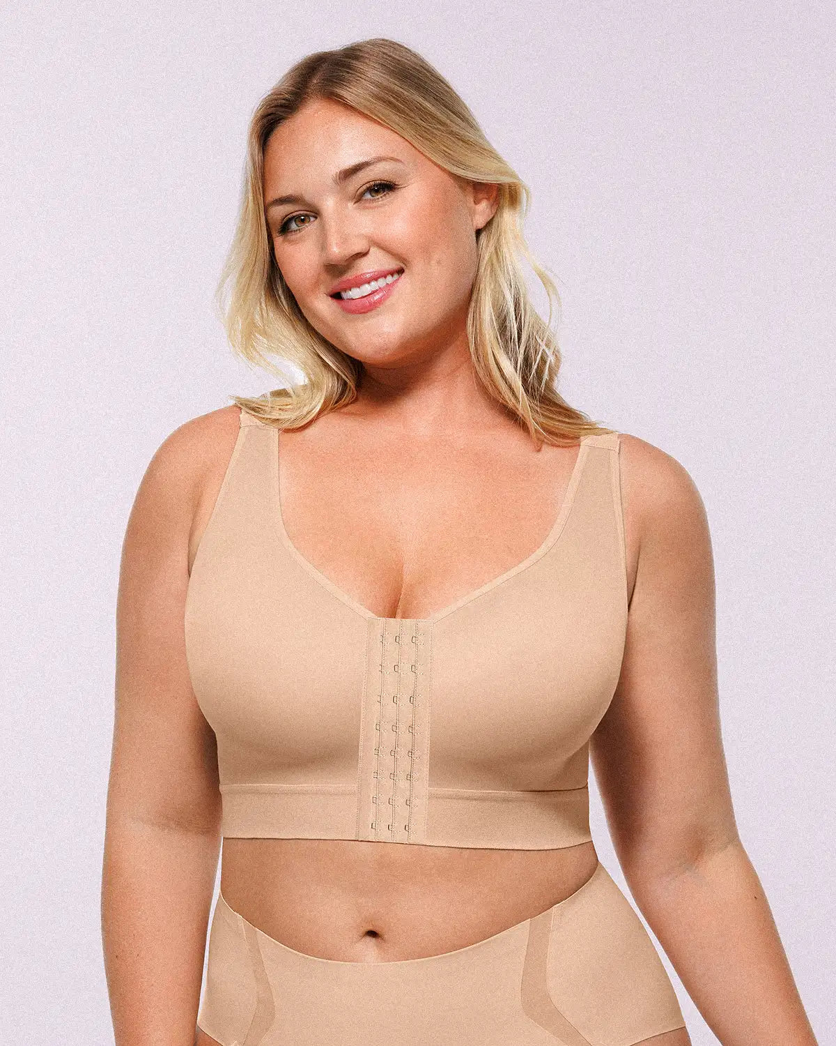 PureForm AeroSlim BH mit Vorderverschluss, ohne Bügel, ungefüttert — CoreFlex™