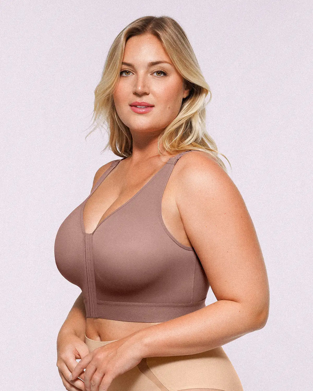 PureForm AeroSlim Unlined Wireless Back Support Bra — TitanFlex™