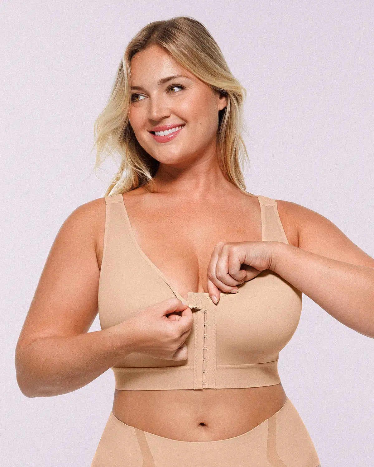 PureForm AeroSlim Unlined Wireless Back Support Bra — TitanFlex™