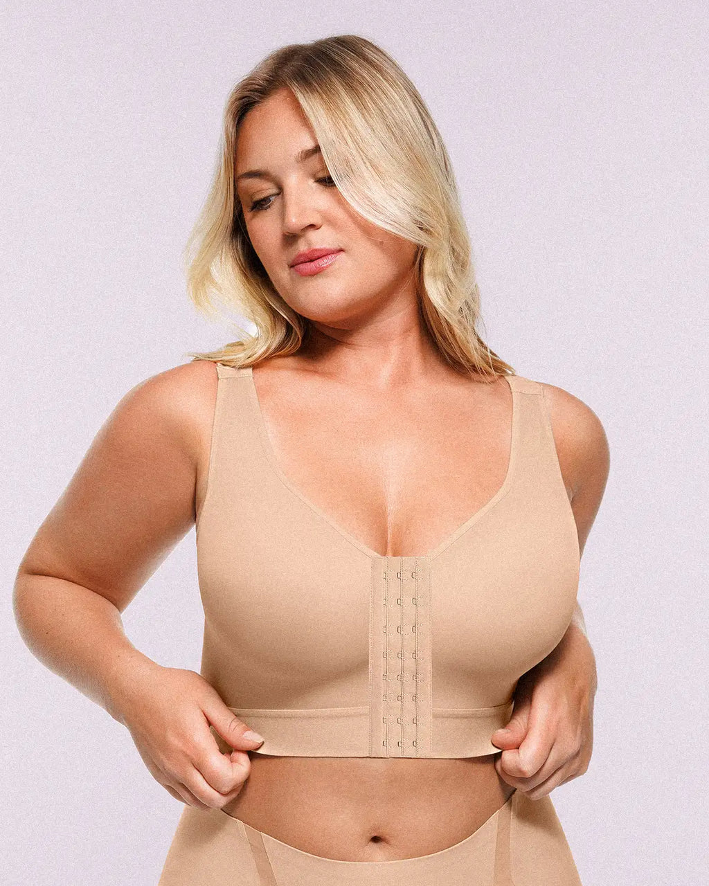 PureForm AeroSlim BH mit Vorderverschluss, ohne Bügel, ungefüttert — CoreFlex™