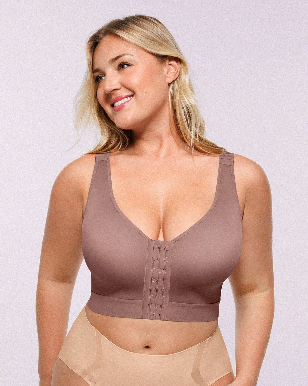 PureForm AeroSlim BH mit Vorderverschluss, ohne Bügel, ungefüttert — CoreFlex™