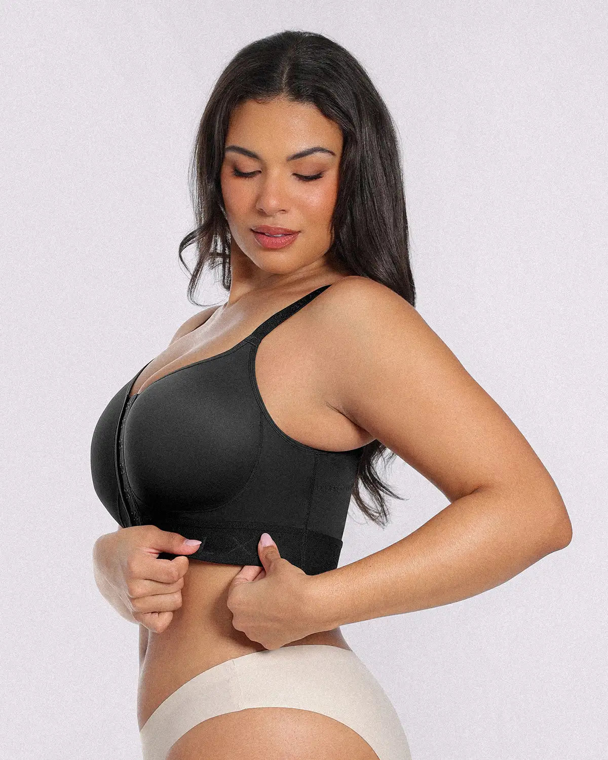 PureForm AeroSlim BH mit Vorderverschluss, ohne Bügel, ungefüttert — CoreFlex™