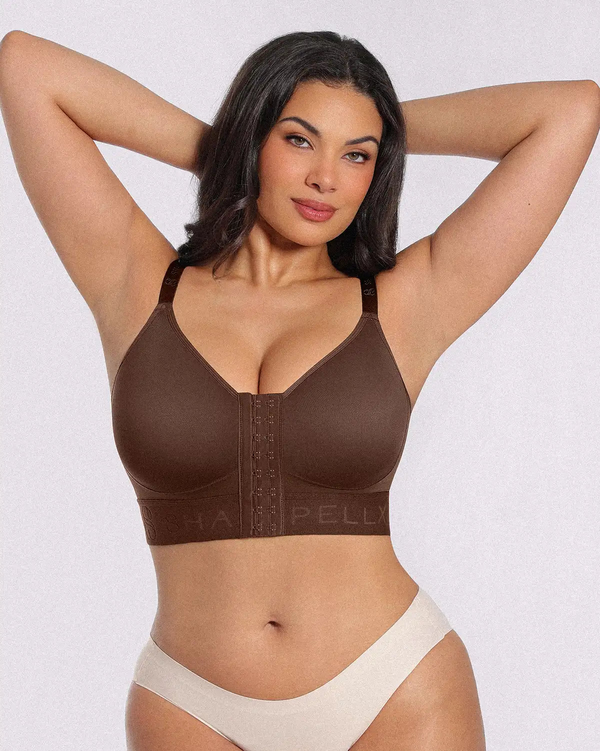 PureForm AeroSlim BH mit Vorderverschluss, ohne Bügel, ungefüttert — CoreFlex™